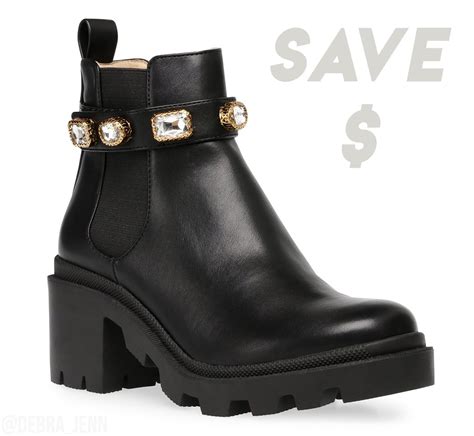 gucci leather ankle boot dupe|Steve Madden Gucci Boots Dupe: All the Bang, Way Less Buck.